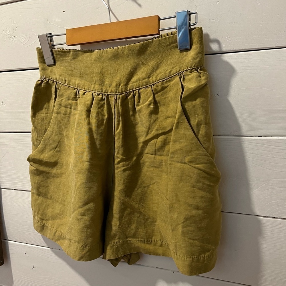 High-Waisted Mustard Shorts – Cokluch – XS - Picture 5 of 8